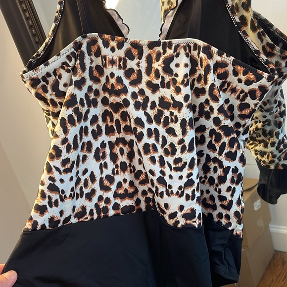 Leopard bathing - Picture 3 of 5